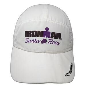 Boco Gear Ironman Santa Rosa 2017 Finisher 5 Panel Hat White One Size Triathlon